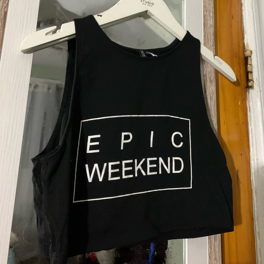 Hm crop top epic weekend